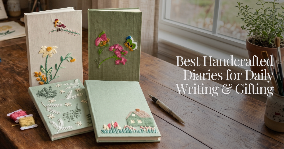 Best Handcrafted Diaries for Daily Writing & Gifting - A Curated Guide